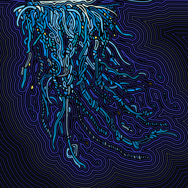 Rosecliff Heights John Turner Jr Jellyfish B On Canvas by John Turner